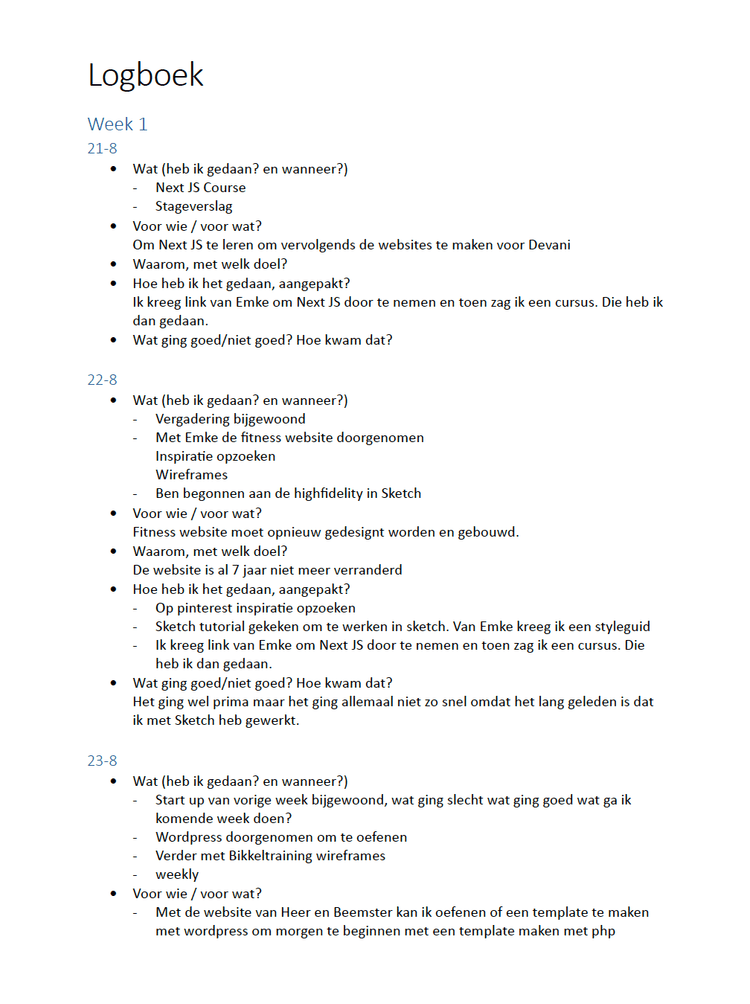 logboek